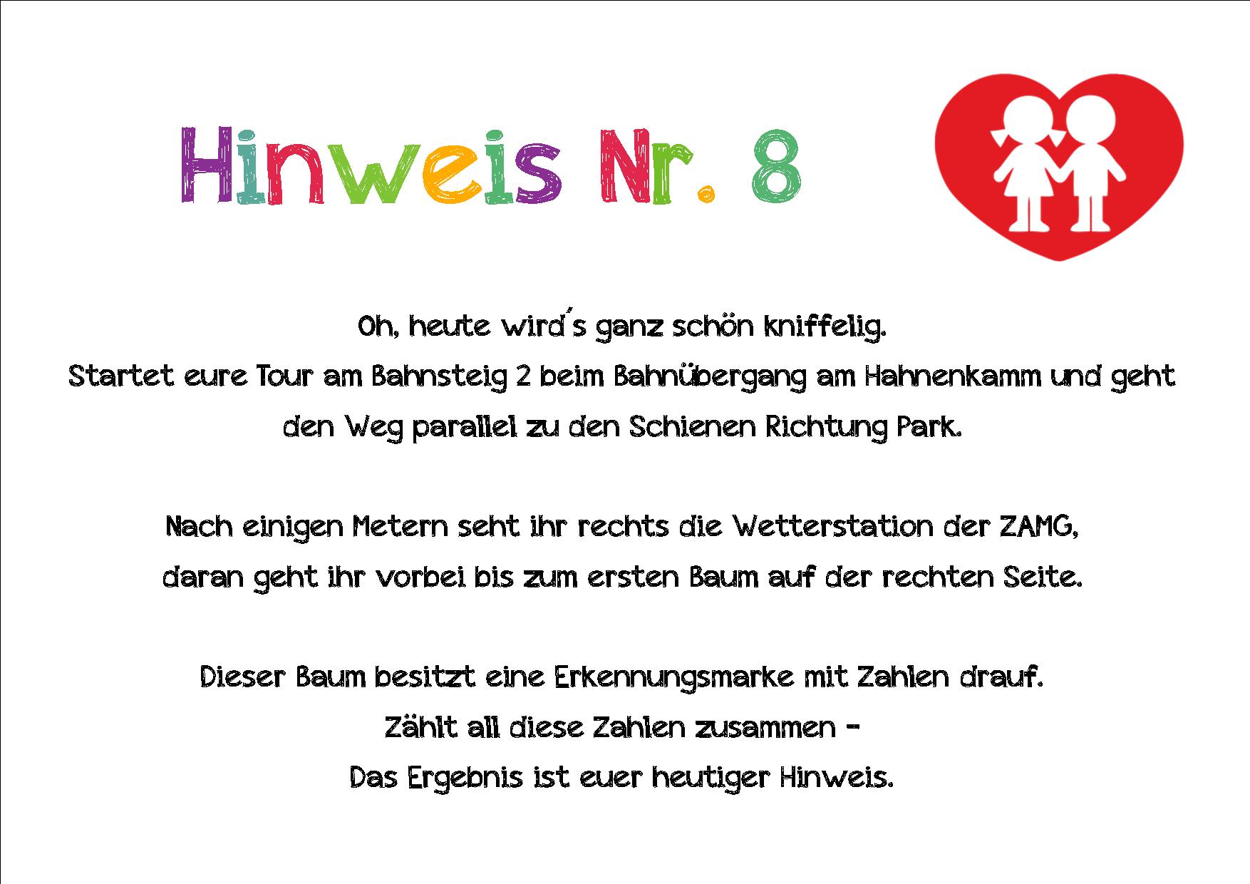 Hinweis 8: